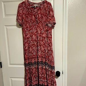 Knox Rose bohemian style maxi dress